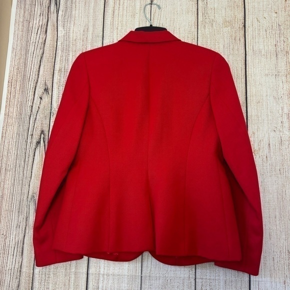Pendleton Womens Virgin Wool Red Casual Blaze Jacket size 12 - Picture 10 of 10